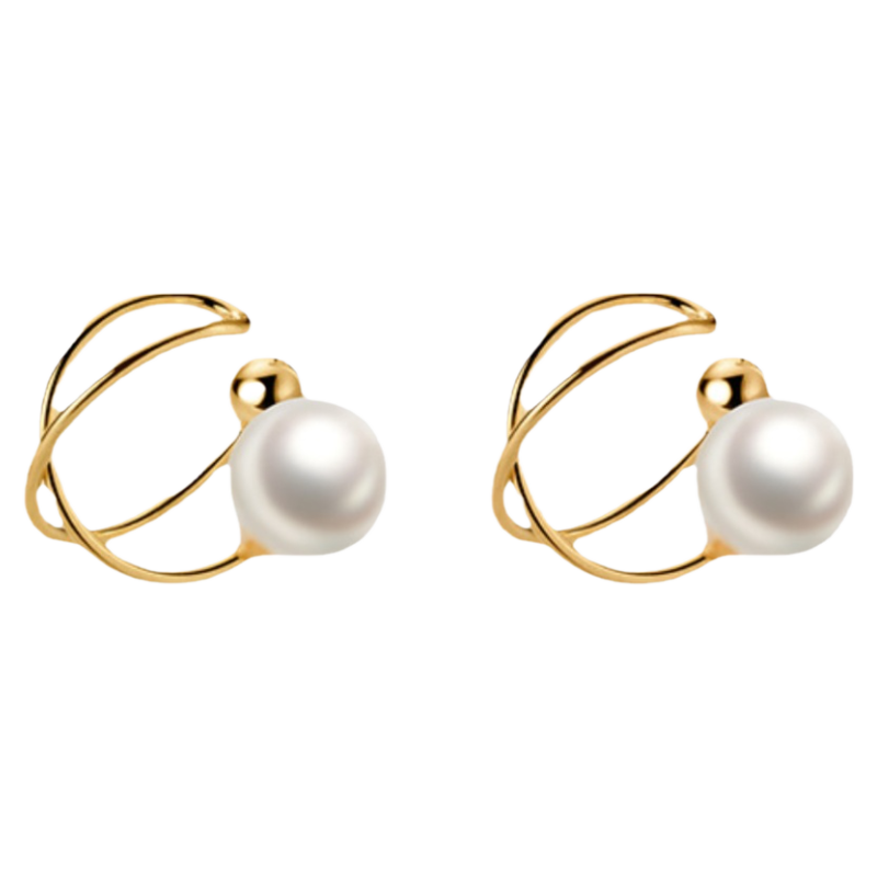 无耳洞耳夹女高级感小众设计珍珠耳环2025年新款潮无痛无耳洞耳饰