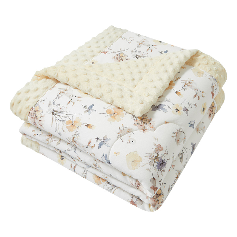 ibaby奈娃联名恒温豆豆毯豆豆被加厚安抚抑菌睡被秋冬豆豆被