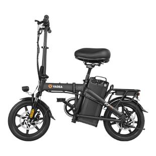 雅迪电动车轻巧one新国标小型锂电折叠款便捷超轻迷你代步电瓶车