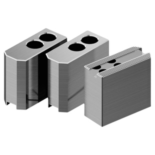 液压卡盘三爪生爪软爪6寸8寸10寸加高60度90度夹小件车床油压卡爪