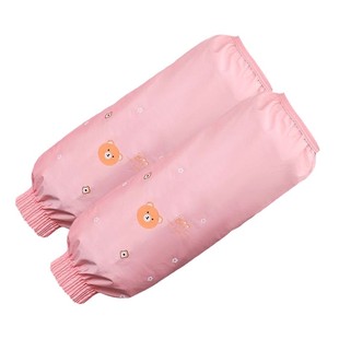 韩版秋冬可爱卡通长款防水袖套成人男女厨房干活防油耐脏加大套袖