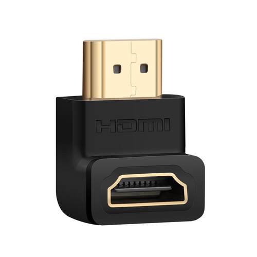 绿联hdmi90度弯头直角转接头转弯头转角l型延长线连接高清转换器