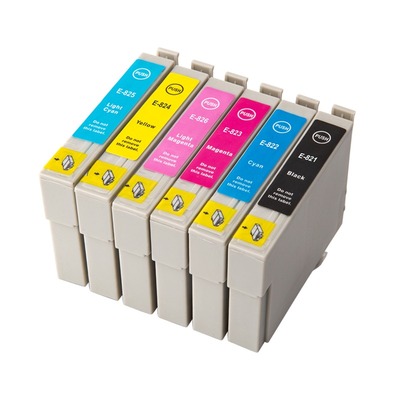 T0821墨盒适用爱普生R270/R290/R390/RX590/610/690/T50打印机82N