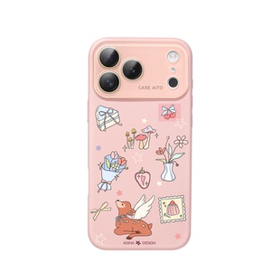 午后鹿语适用苹果秒变17promax手机壳iphone16新款保护套14高级感Ao6液态硅胶可爱15pro全包镜头13大视窗女