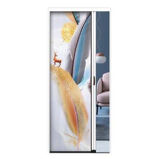 免打孔隐形门无轨卫生间隔断客厅卧室衣柜阳台蜂巢折叠推拉门窗帘