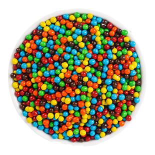 巧克力脆脆珠彩色脆米球甜品装饰烘焙蛋糕夹心圆形小颗粒可可豆