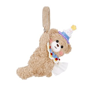 车载纸巾盒挂袋可爱小熊汽车座椅背挂式创意抽纸盒车内装饰用品女