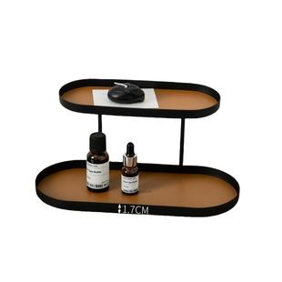 MISSNICE桌面首饰架化妆品收纳盒香水香薰收纳托盘铁艺收纳架子