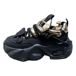 老爹鞋百搭秋冬加绒保暖特大码男鞋4546码4748运动鞋厚底鞋子男款