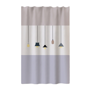 柜子遮挡帘免打孔衣柜门帘书柜防尘帘滑轨款置物架货架杂物遮丑帘