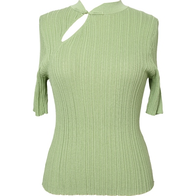 MYMO新中式短袖T恤套头针织衫女