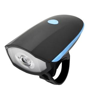 儿童自行车灯山地单车充电强光夜骑前灯超响通用铃铛夜间骑行喇叭