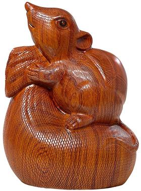 乔迁送礼酒柜博古架复古中式老鼠