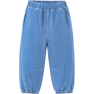 迷你巴拉儿童UPF50+防蚊凉感牛仔裤