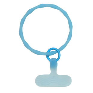 夜光液态硅胶手机手环扣挂件精致男女款手腕绳防丢掉手机挂绳挂饰短原创手机垫片夹片卡垫高级手腕结实手机链