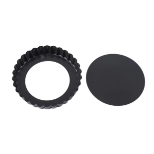 烘焙模具不粘8寸家用苹果派活底菊花派盘披萨盘蛋糕烤盘 比萨托盘