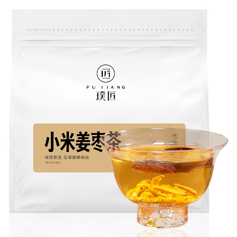 农家黄小米炒姜丝茶袋装240g