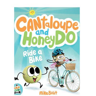 【预售】哈密瓜和香瓜骑自行车英文儿童绘本自我认知情绪管理进口原版外版书BOLDT精装3岁-6岁Cantaloupe&HoneydoRideBikeDialBo