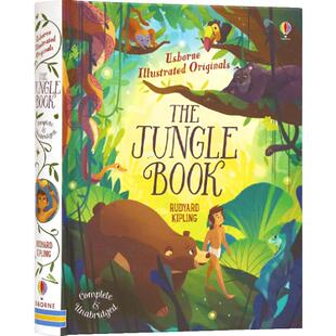 Usborne Illustrated Origingls The Jungle Book 尤斯伯恩 丛林故事 插图故事书 精装 儿童故事 英语课外读物 8+ 英文原版进口