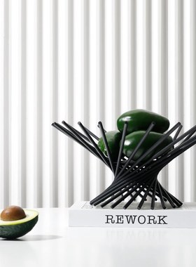 新疆包邮轻奢风高级发散水果盘客厅餐厅前台创意零食盘高端精致托