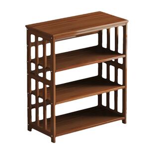 厨房置物架微波炉架多层落地实木竹收纳架储物柜多功能阳台整理架