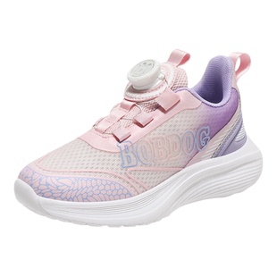 巴布豆儿童网面透气女孩子超轻便软底防滑耐磨减震运动女童跑步鞋