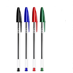 Bic 比克 Cristal 1.0 1.2 mm Xtra Bold 1.6mm 圆珠笔水晶原子笔