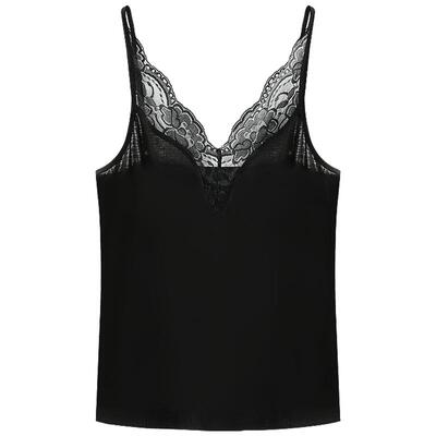 COCOBELLA蕾丝花边V领吊带