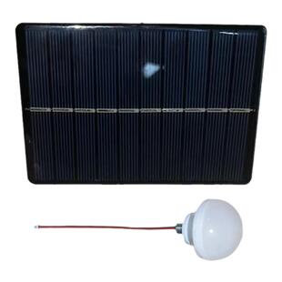 太阳能电池灯笼户外防水LED红光白暖光石灯装饰灯泡灯笼专用5瓦灯