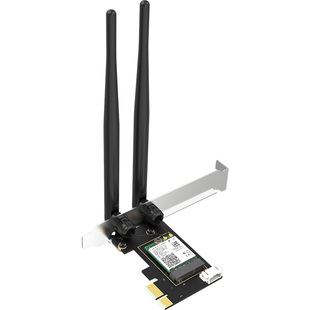 COMFAST  WIFI6无线网卡PCI-E台式机电脑主机内置千兆网卡 5G双频电竞版3000M无线网卡+蓝牙5.2  CF-AX200 SE