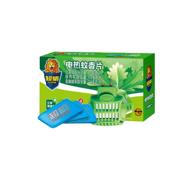 超威电热蚊香片家用插电式驱蚊器非无味无毒艾草清香驱蚊片加热器