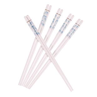 景德镇陶瓷筷子家用高档抗菌防霉耐高温防滑健康筷食品级摔不断