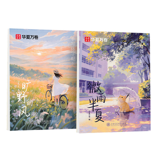 华夏万卷手写体字帖微雨半夏旷野的风行楷字帖文艺治愈系练字帖初高中生同学录男女生漂亮字体钢笔硬笔书法临摹练字本成人练字静心