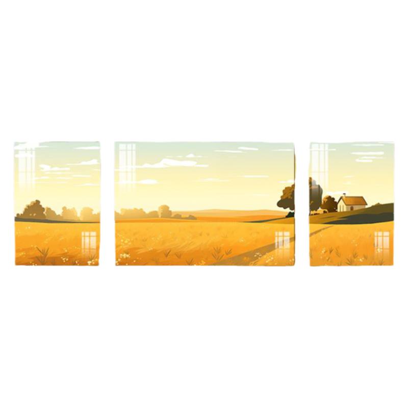 客厅沙发背景墙装饰画田园艺术画