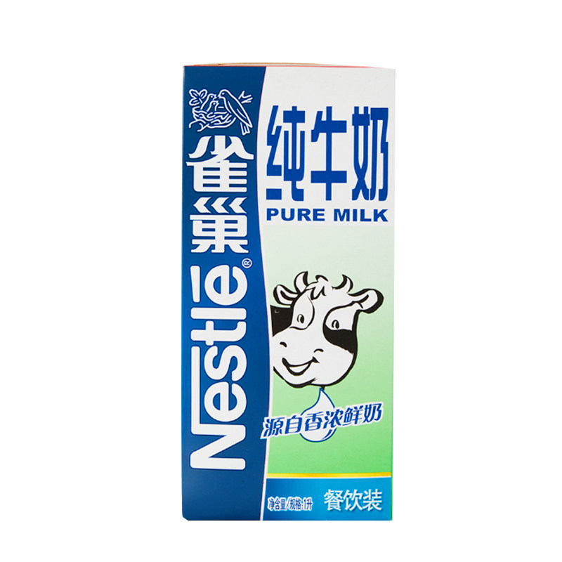 雀巢Nestle纯牛奶1L12盒