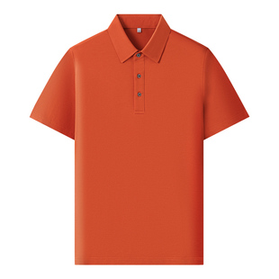 冰感[丝光棉]纯色团队翻领T恤印字客制企业工作服POLO衫定制LOGO
