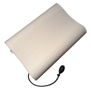 禾贵人60D充气囊调节硅胶枕头可水洗成人护颈椎助睡眠颈椎病专用