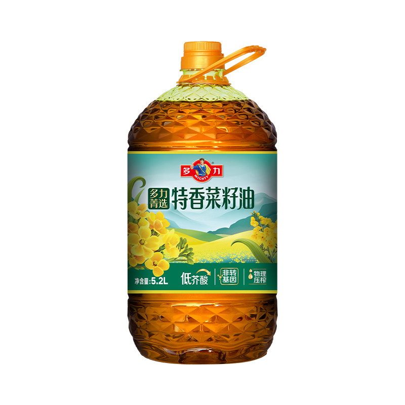 多力特香菜籽油5.2L非转基因