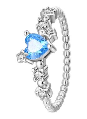 2024新品爆款 原创设计轻奢高级感铜镀银戒指风格diy饰品