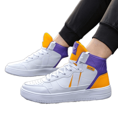 男鞋高帮皮面空军一号