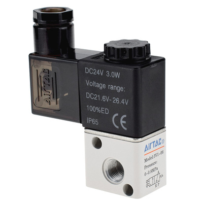 德客2位3通串联组合电磁阀