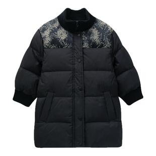 新款半袖2025年女式立领羽绒服冬季短袖外套五分袖90鸭绒羽绒马甲