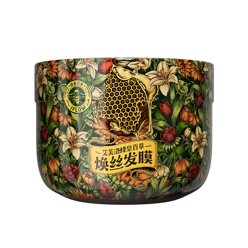 艾芙洛蜂皇百草发膜改善毛躁