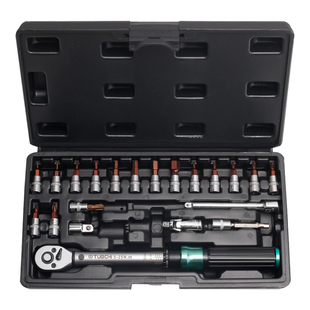 自行车扭力扳手公路自行车单车内六角头套筒5nm扭矩扳手套装扳手