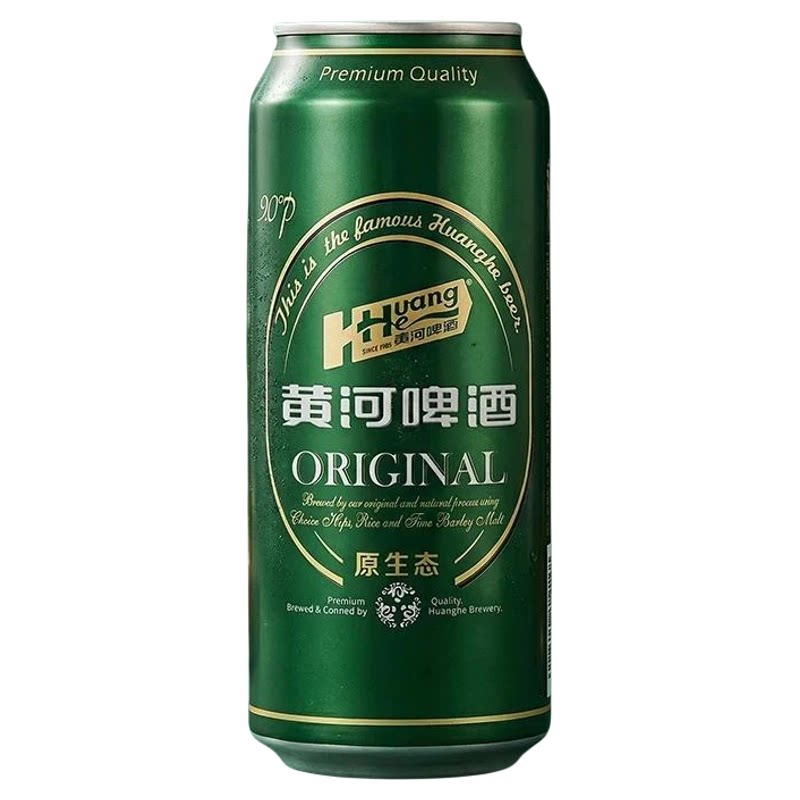 黄河啤酒原生态500ml*12听