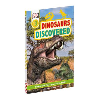 DK Readers Level 3-Dinosaurs Discovered DK分级读物L3 恐龙 儿童科普百科 精装 进口原版英文书籍