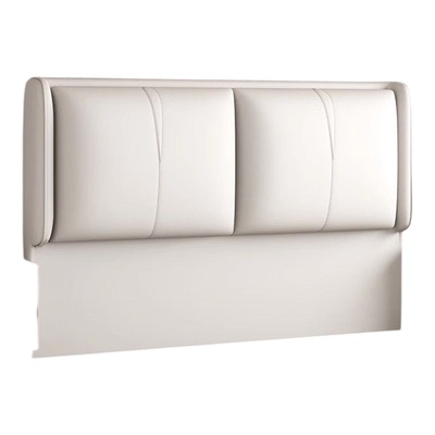 轻奢北欧简约实木免洗软包床靠背