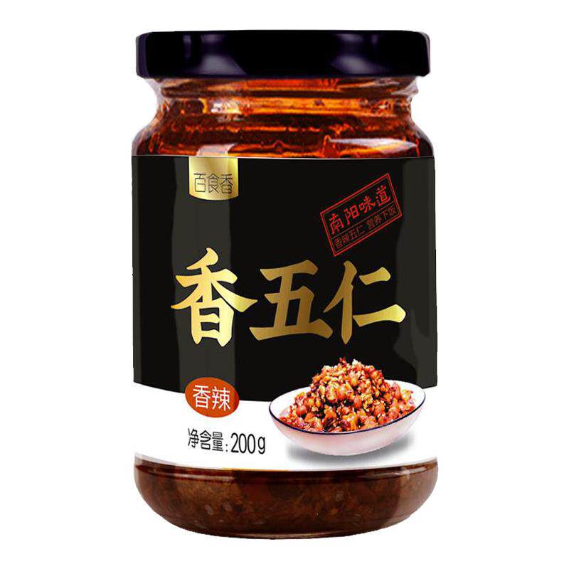 拌饭下饭菜百食香花生芝麻辣椒酱