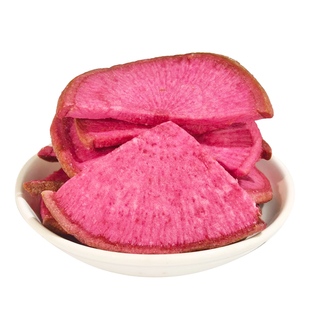 红心萝卜脆片大厚实香酥脆爽口即食红萝卜干蔬菜干果蔬脆休闲零食