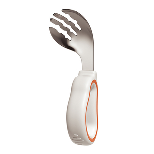 宝宝自主进食勺子学吃训练一岁婴儿学吃饭儿童不锈钢餐具辅食勺叉